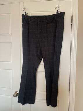 Liverpool Los Angeles Plaid Check Trousers Size 16W